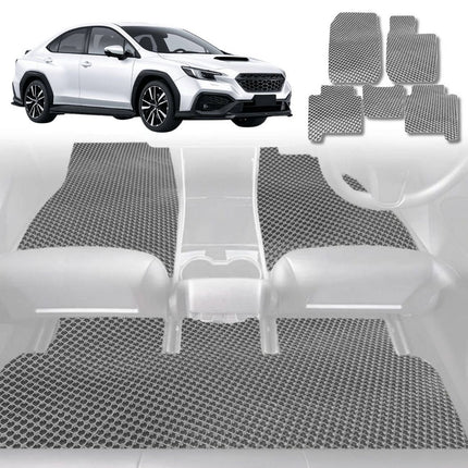 6D Diamond Car Floor Mats for Subaru WRX 2022 - Current Manual - Custom-Fit Carpet Liner - 0