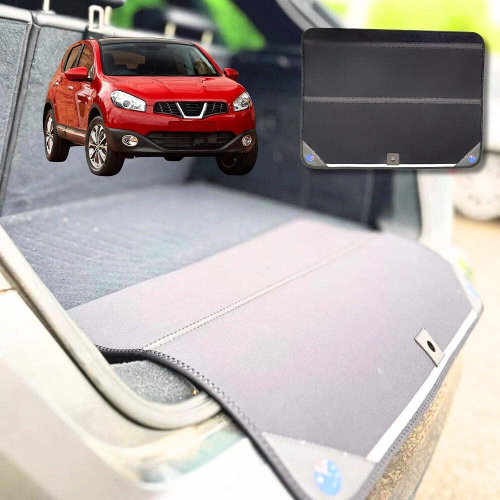 Rear Cargo Boot Bumper Protector for Nissan Dualis 2007 - 2014 J10 - XL (98 x 55) - Black