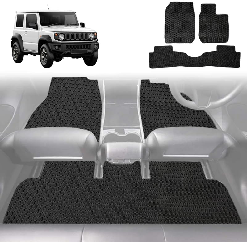 6D Diamond Car Floor Mats for Suzuki Jimny 1998 - 2018 JB - Custom-Fit Carpet Liner
