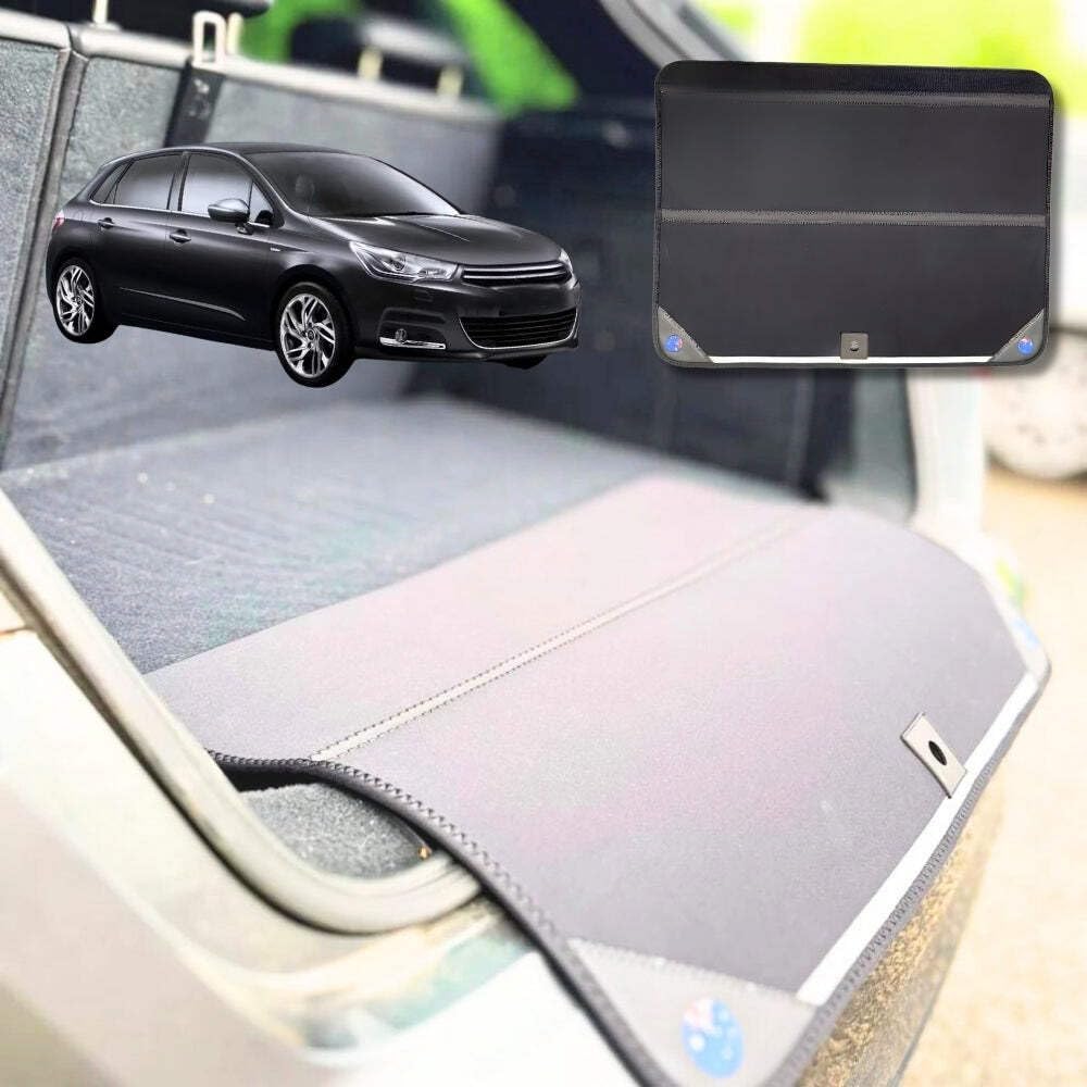 Rear Cargo Boot Bumper Protector for Citroen C4 2004-2010 - Standard (72.5 x 55.5) cm - Black
