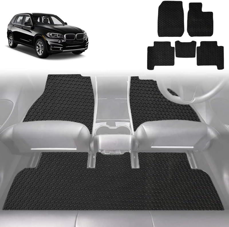 6D Diamond Car Floor Mats for BMW X5 2018 - Current (G05) - Custom-Fit Carpet Liner