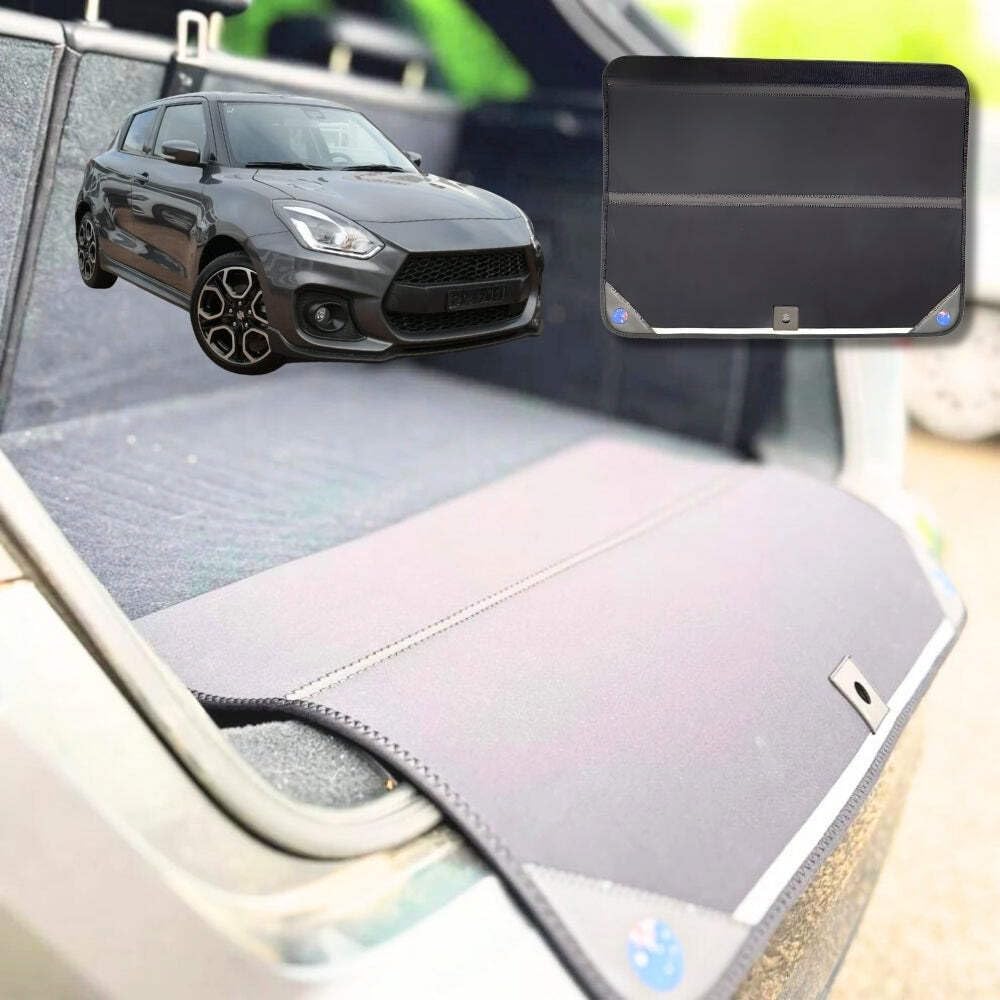 Rear Cargo Boot Bumper Protector for Suzuki Swift 2017-Current - Standard (72.5 x 55.5) cm - Black