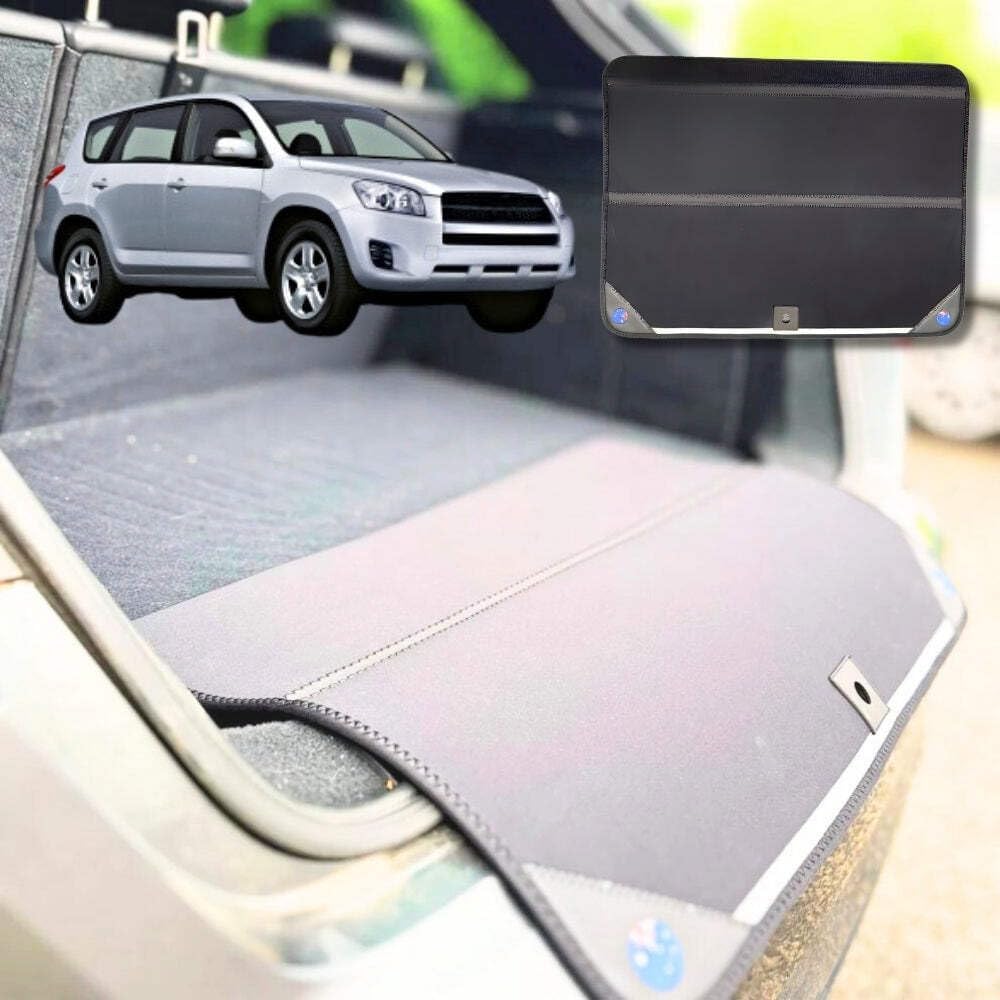 Rear Cargo Boot Bumper Protector for Toyota RAV4 2012 - 2019 (XA40) - XL (98 x 55) - Black
