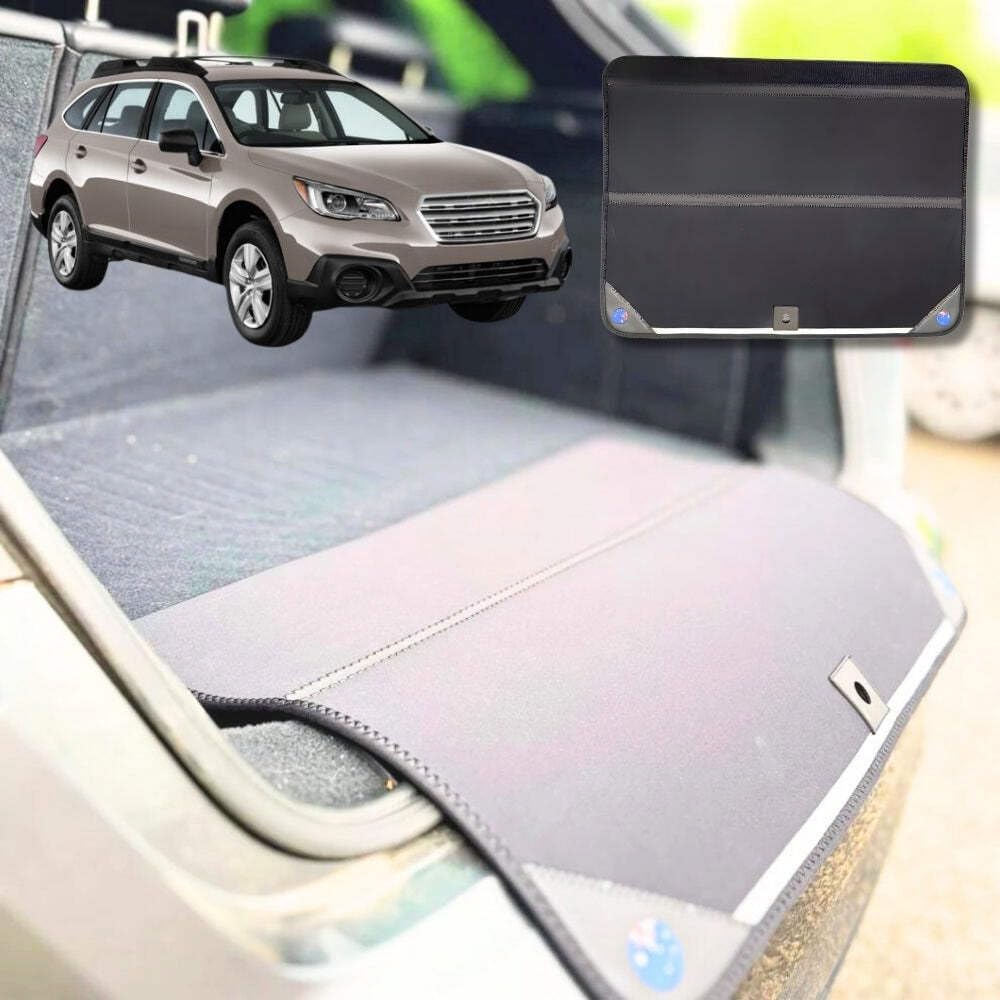 Rear Cargo Boot Bumper Protector for Subaru Outback 2015 - 2021 5GEN, 6GEN - XL (98 x 55) - Black