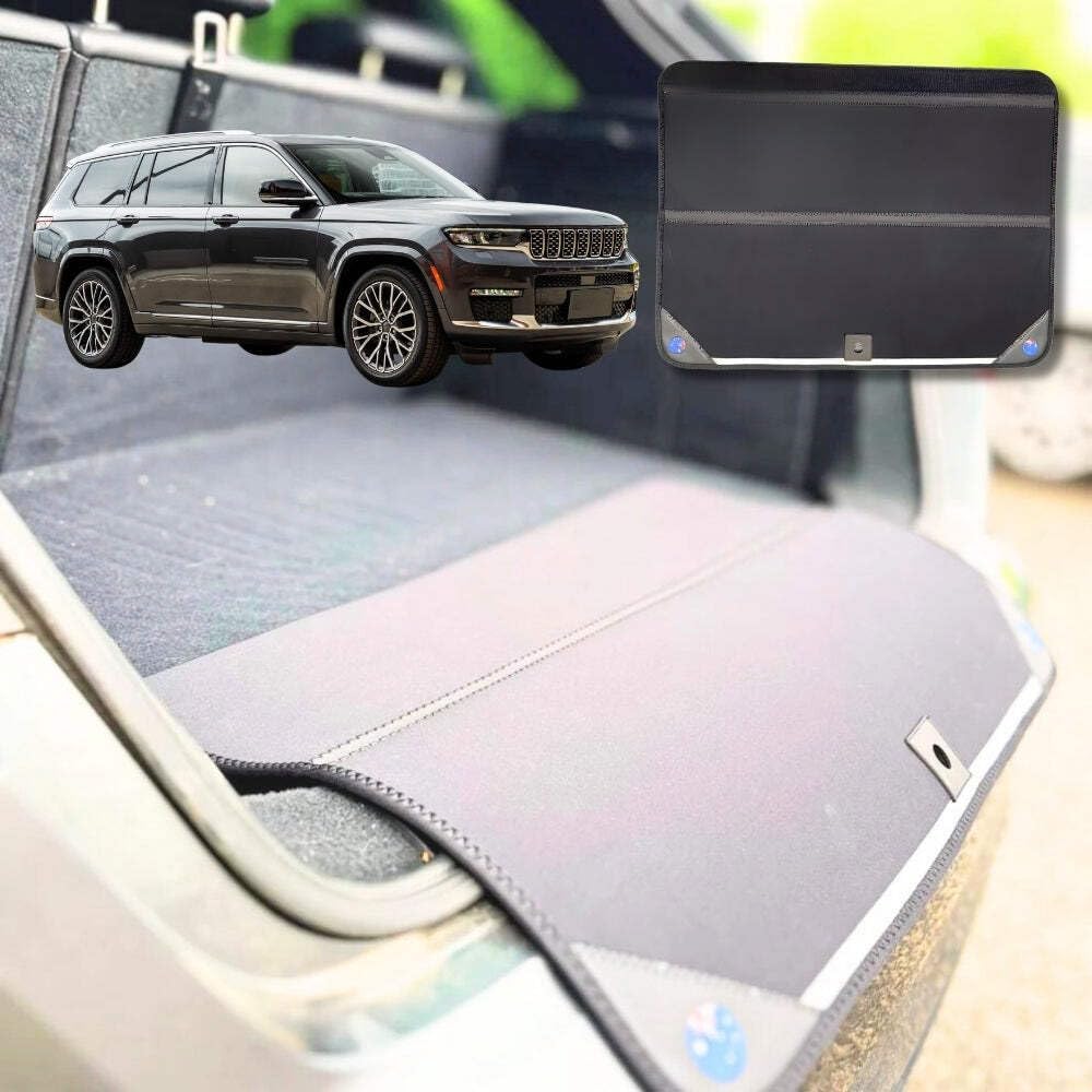 Rear Cargo Boot Bumper Protector for Jeep Grand Cherokee L 2021 - Current (WL) - XL (98 x 55) - Black