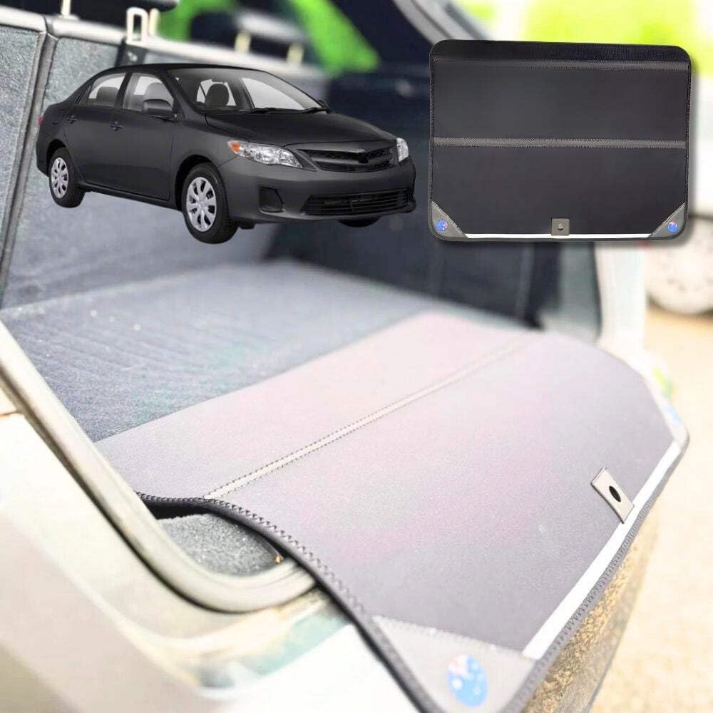 Rear Cargo Boot Bumper Protector for Toyota Corolla 2007 - 2012 Hatch/Sedan (E140/150) - Standard (72.5 x 55.5) cm - Black