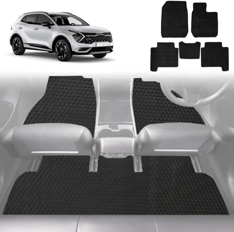 6D Diamond Car Floor Mats for Kia Sportage 2021 - Current (NQ5) - Custom-Fit Carpet Liner