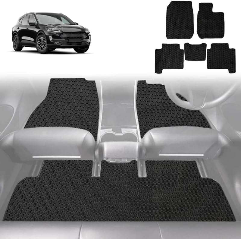 6D Diamond Car Floor Mats for Ford Escape 2020 - Current ZH - Custom-Fit Carpet Liner