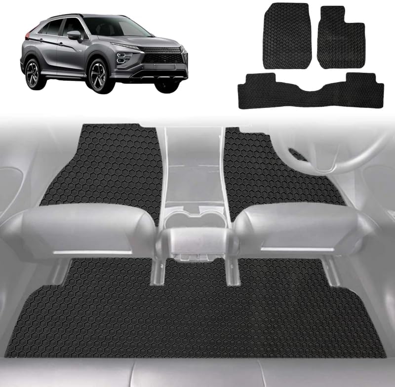 6D Diamond Car Floor Mats for Mitsubishi Eclipse Cross 2017 - Current YA - Custom-Fit Carpet Liner
