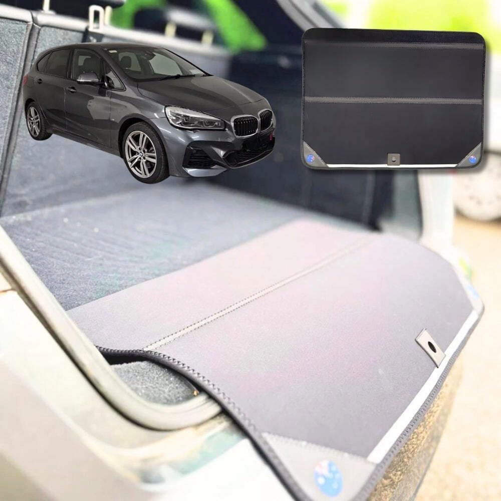 Rear Cargo Boot Bumper Protector for BMW 2 Series Hatch 2014-2020 - Standard (72.5 x 55.5) cm - Black