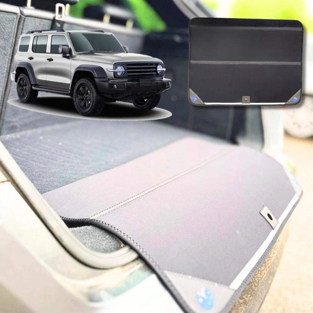 Rear Cargo Boot Bumper Protector for GWM Haval Tank 300 2023 - Current (P01) - XL (98 x 55) - Black