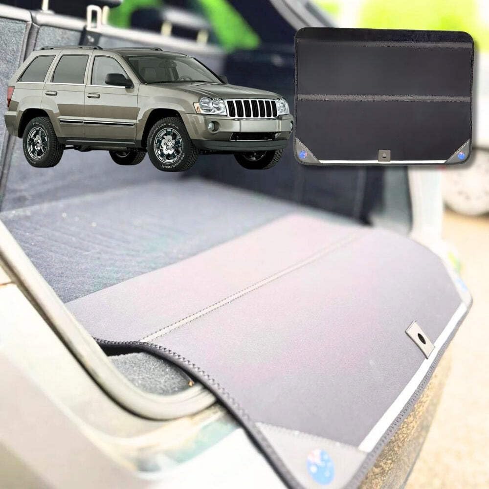 Rear Cargo Boot Bumper Protector for Jeep Grand Cherokee 1999 - 2005 (WJ/WG) - XL (98 x 55) - Black