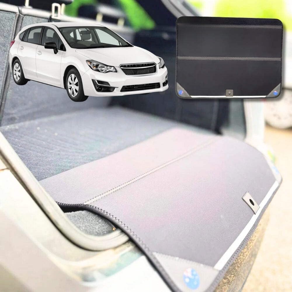 Rear Cargo Boot Bumper Protector for Subaru Impreza 2011-2016 - Standard (72.5 x 55.5) cm - Black