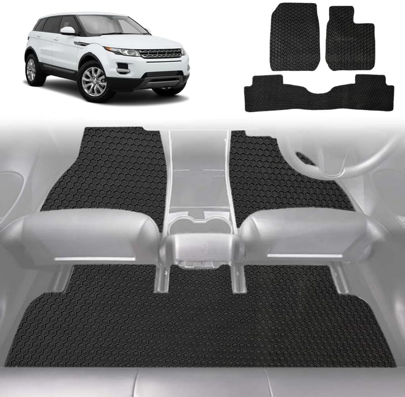 6D Diamond Car Floor Mats for Land Rover Range Rover Evoque 2010 - 2018 L538, L551 - Custom-Fit Carpet Liner