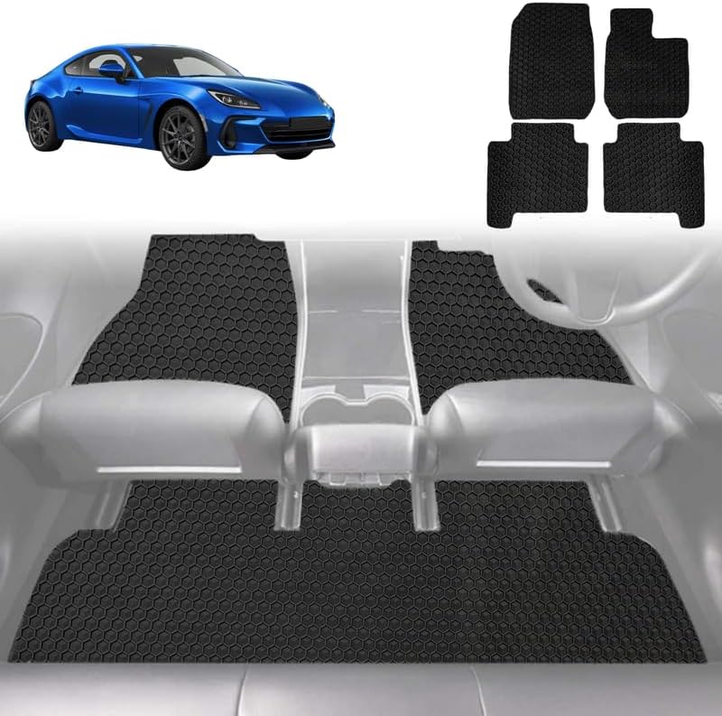 6D Diamond Car Floor Mats for Subaru BRZ 2012 - 2021 Z1 - Custom-Fit Carpet Liner