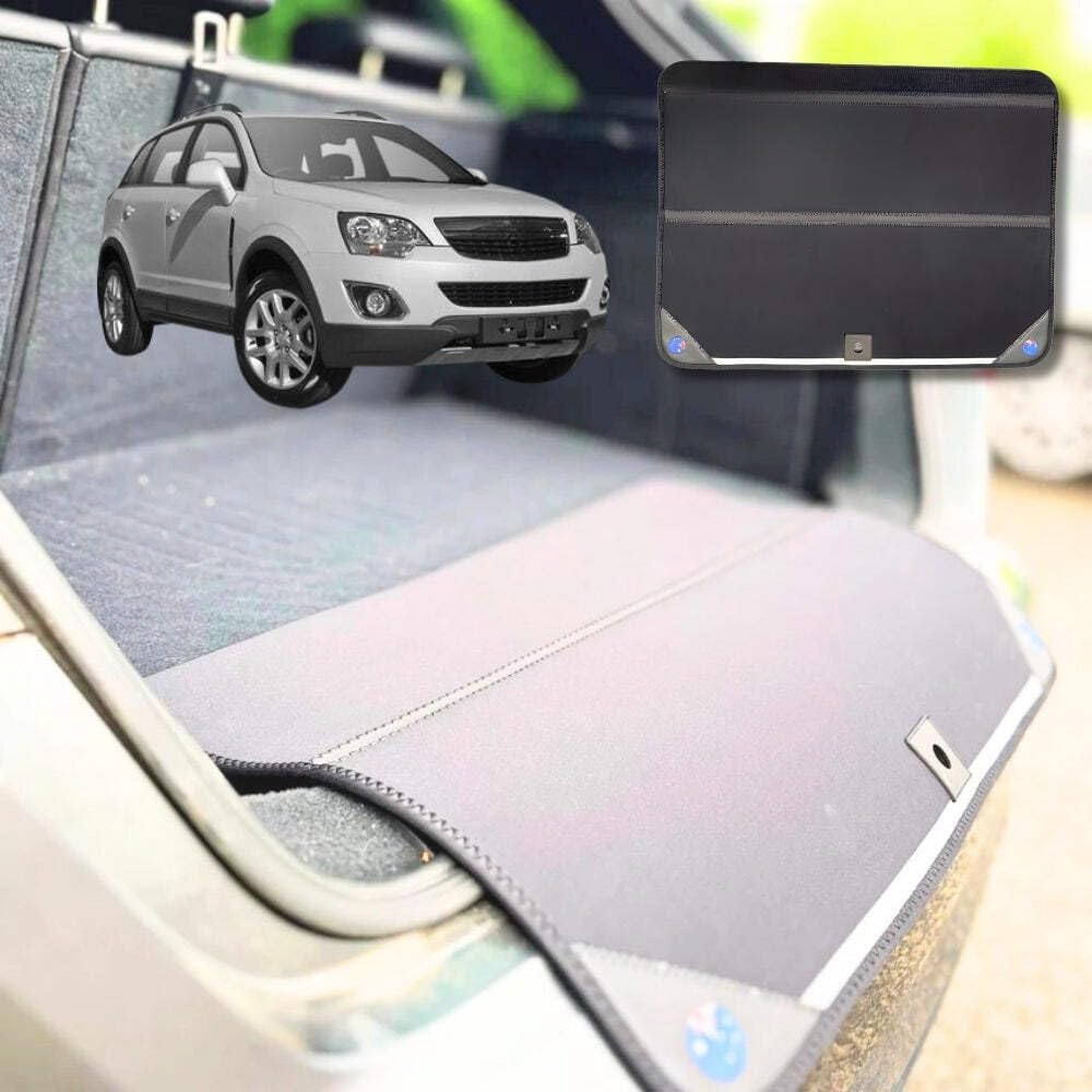 Rear Cargo Boot Bumper Protector for Holden Captiva 5 2006 - 2015 CG, CG II - XL (98 x 55) - Black