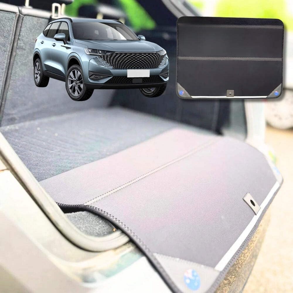 Rear Cargo Boot Bumper Protector for GWM Haval H6 2017 - 2020 - XL (98 x 55) - Black