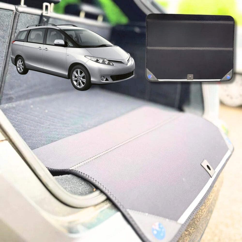 Rear Cargo Boot Bumper Protector for Toyota Tarago 8 Seater 2006-2020 - 72.5 x 55.5 cm - Black