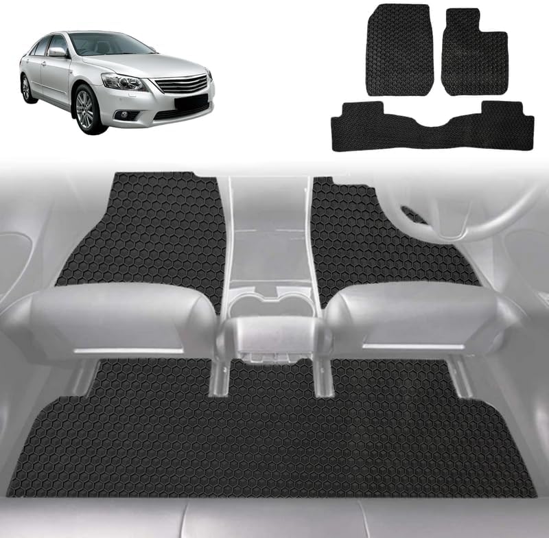 6D Diamond Car Floor Mats for Toyota Aurion 2006 - 2012 (XV40) - Custom-Fit Carpet Liner