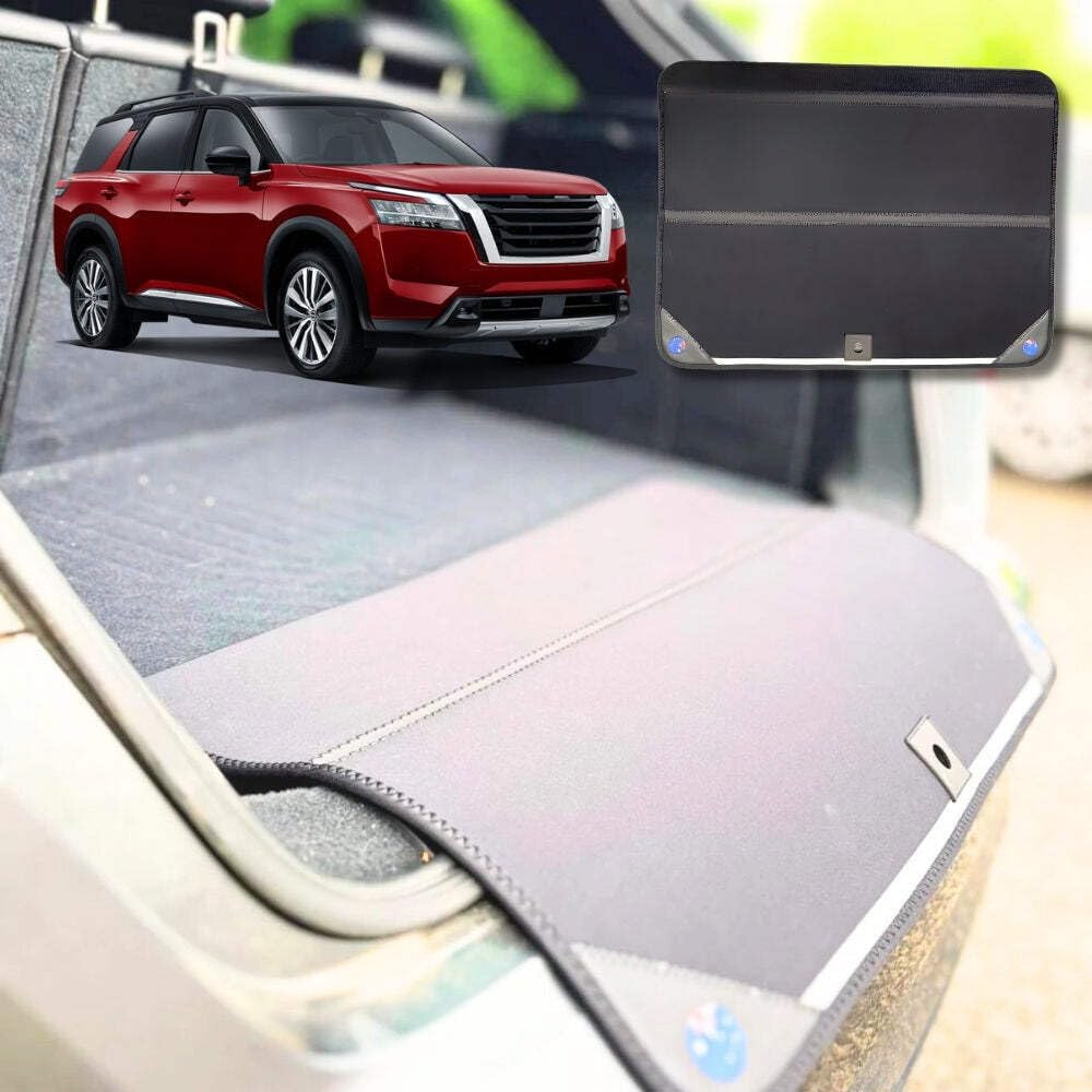 Rear Cargo Boot Bumper Protector for Nissan Pathfinder 2013 - 2021 (R52) - XL (98 x 55) - Black