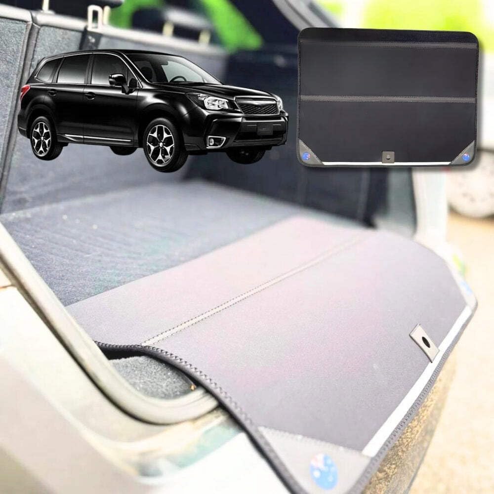 Rear Cargo Boot Bumper Protector for Subaru Forester 2013 - 2018 (SJ) - XL (98 x 55) - Black