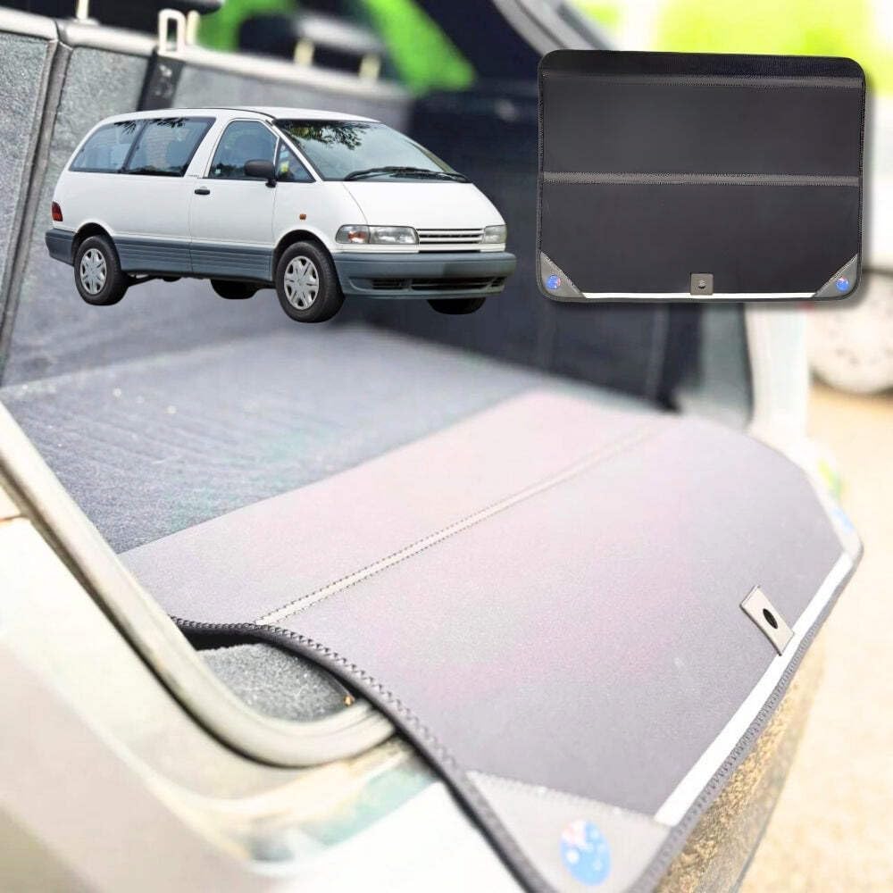 Rear Cargo Boot Bumper Protector for Toyota Tarago 1990 - 2000 (XR10) - 72.5 x 55.5 cm - Black