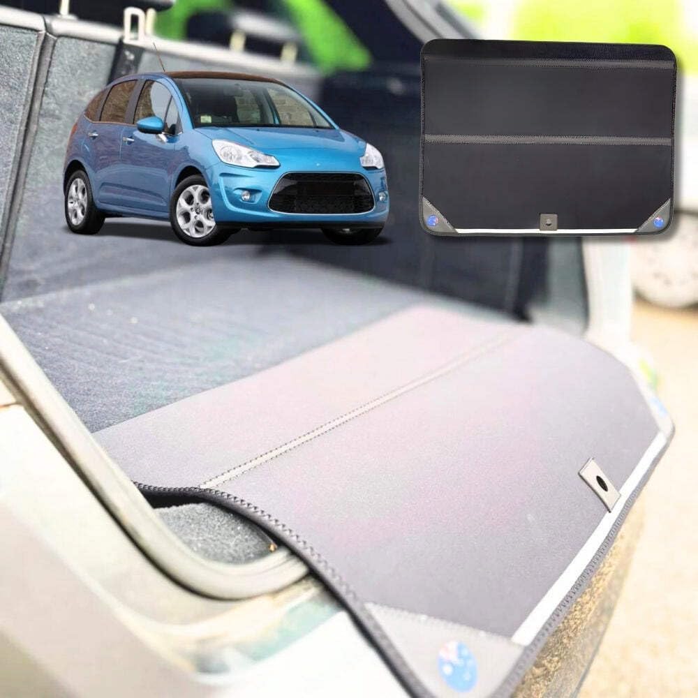 Rear Cargo Boot Bumper Protector for Citroen C3 2002-2010 - Standard (72.5 x 55.5) cm - Black