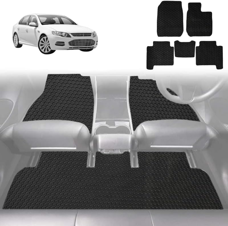 6D Diamond Car Floor Mats for Ford Falcon 2008 - 2014 (FG) - Custom-Fit Carpet Liner