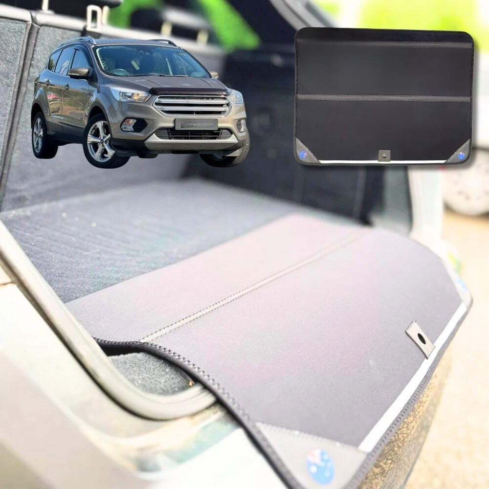 Rear Cargo Boot Bumper Protector for Ford Escape 2013 - 2019 ZG - XL (98 x 55) - Black