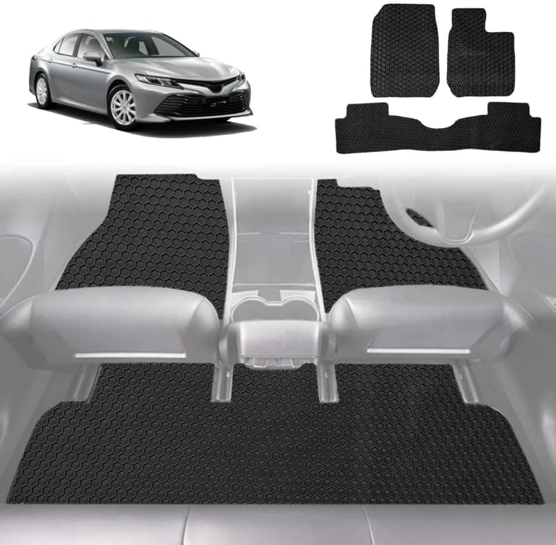 6D Diamond Car Floor Mats for Toyota Camry 2018 - Current (XV70) - Custom-Fit Carpet Liner