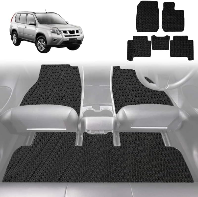 6D Diamond Car Floor Mats for Nissan X-TRAIL 2007 - 2014 (T31) - Custom-Fit Carpet Liner