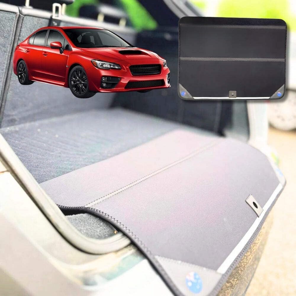 Rear Cargo Boot Bumper Protector for Subaru WRX 2014-2021 - Standard (72.5 x 55.5) cm - Black