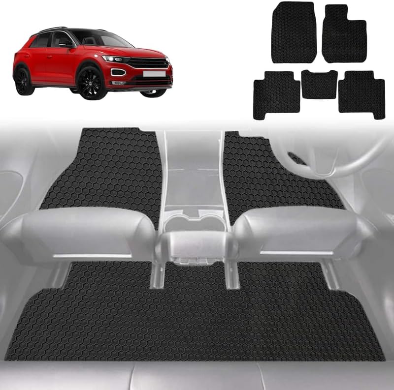 6D Diamond Car Floor Mats for VolksWagen T-Roc 2017 - Current (A1) - Custom-Fit Carpet Liner
