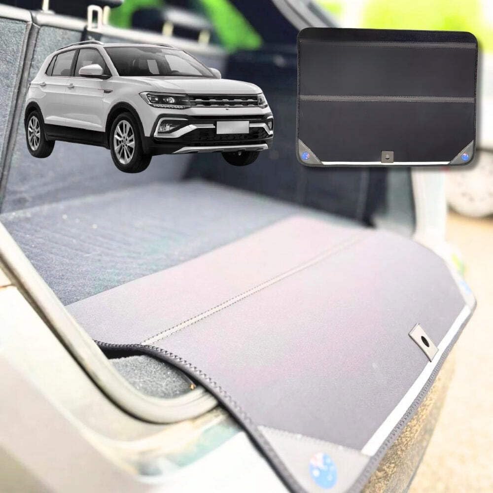 Rear Cargo Boot Bumper Protector for VolksWagen T-Cross 2020 - Current (C1) - XL (98 x 55) - Black
