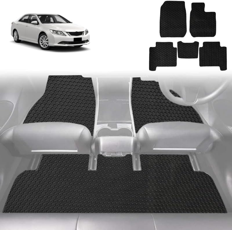 6D Diamond Car Floor Mats for Toyota Aurion 2012 - 2017 (XV50) - Custom-Fit Carpet Liner