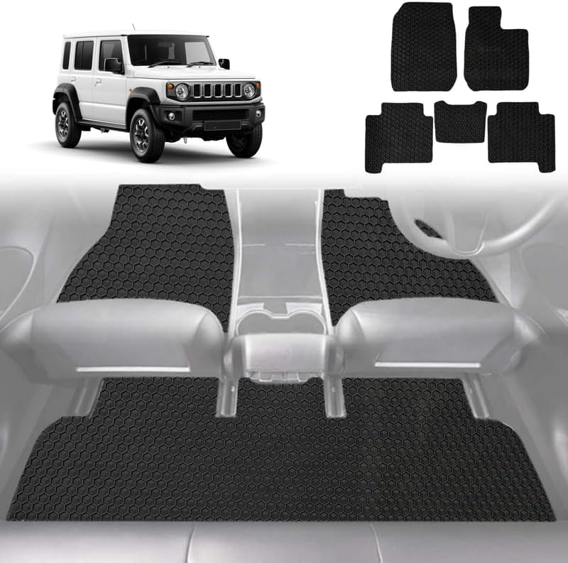6D Diamond Car Floor Mats for Suzuki Jimny XL Auto 2023 - Current (GLX) - Custom-Fit Carpet Liner