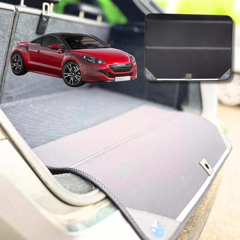 Rear Cargo Boot Bumper Protector for Peugeot 308 RCZ Coupe 2009-2015 - Standard (72.5 x 55.5) cm - Black