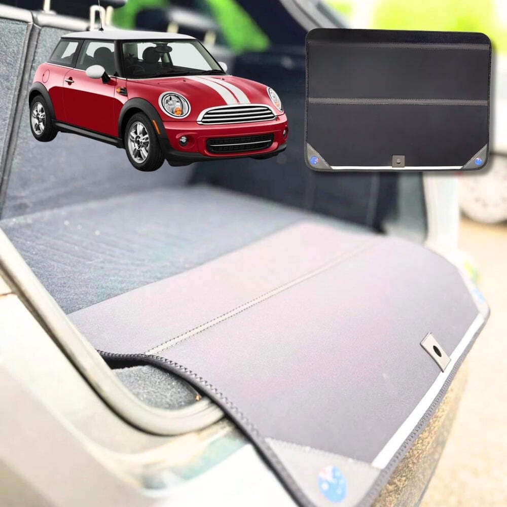 Rear Cargo Boot Bumper Protector for MINI Cooper 3-Door Hatch 2006-2013 - Standard (72.5 x 55.5) cm - Black
