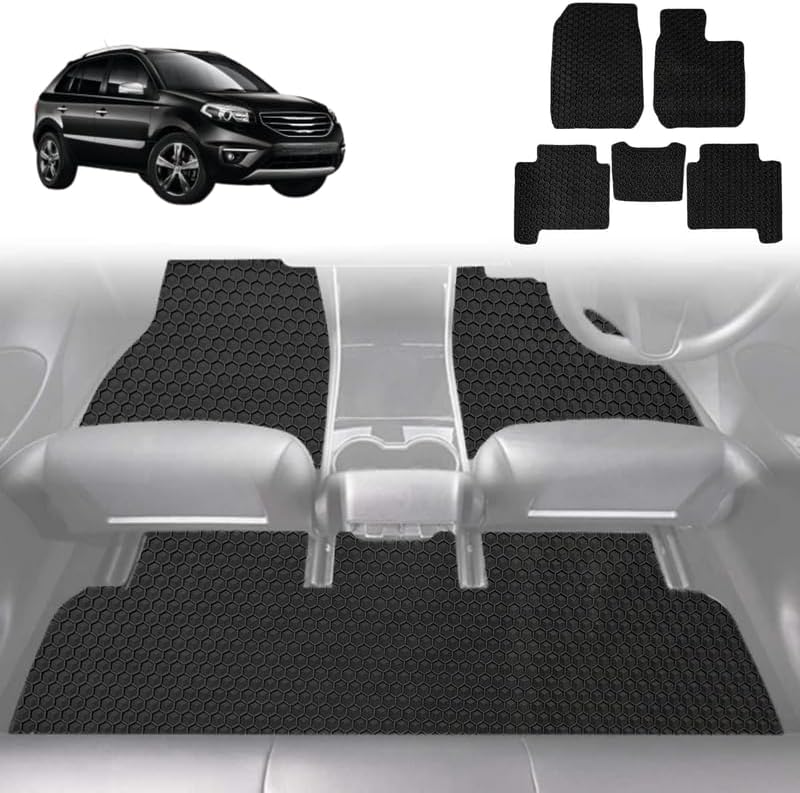 6D Diamond Car Floor Mats for Renault KOLEOS 2016 - Current (HC) - Custom-Fit Carpet Liner