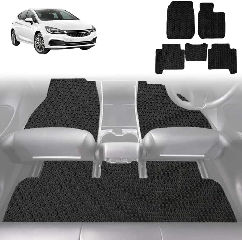 6D Diamond Car Floor Mats for Holden Astra 2016 - 2020 (BL BK) - Custom-Fit Carpet Liner