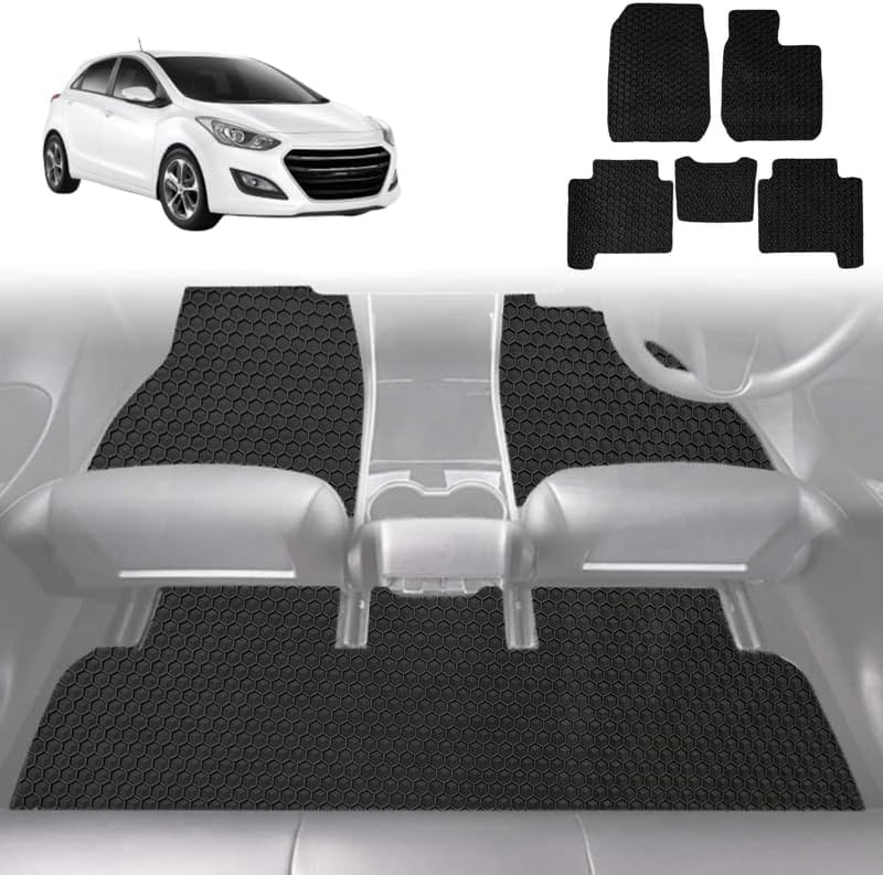6D Diamond Car Floor Mats for Hyundai i30 2012 - 2016 (GD) - Custom-Fit Carpet Liner