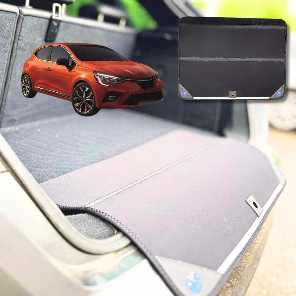 Rear Cargo Boot Bumper Protector for Renault Clio 2012-2019 - Standard (72.5 x 55.5) cm - Black