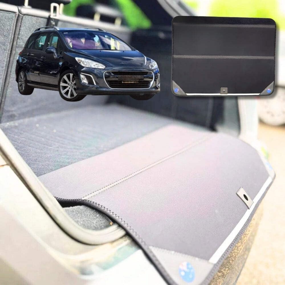 Rear Cargo Boot Bumper Protector for Peugeot 308 Wagon 2007-2013 - Standard (72.5 x 55.5) cm - Black