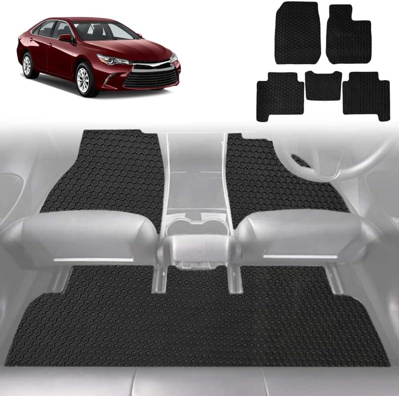 6D Diamond Car Floor Mats for Toyota Camry 2012 - 2017 (XV50) - Custom-Fit Carpet Liner