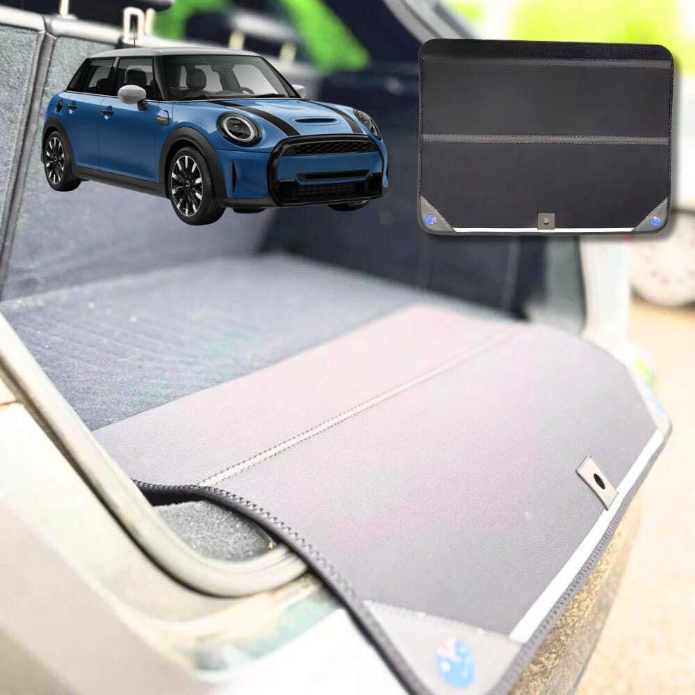 Rear Cargo Boot Bumper Protector for MINI Cooper 5-Door Hatch 2014 - 2024 (F55) - Standard (72.5 x 55.5) cm - Black