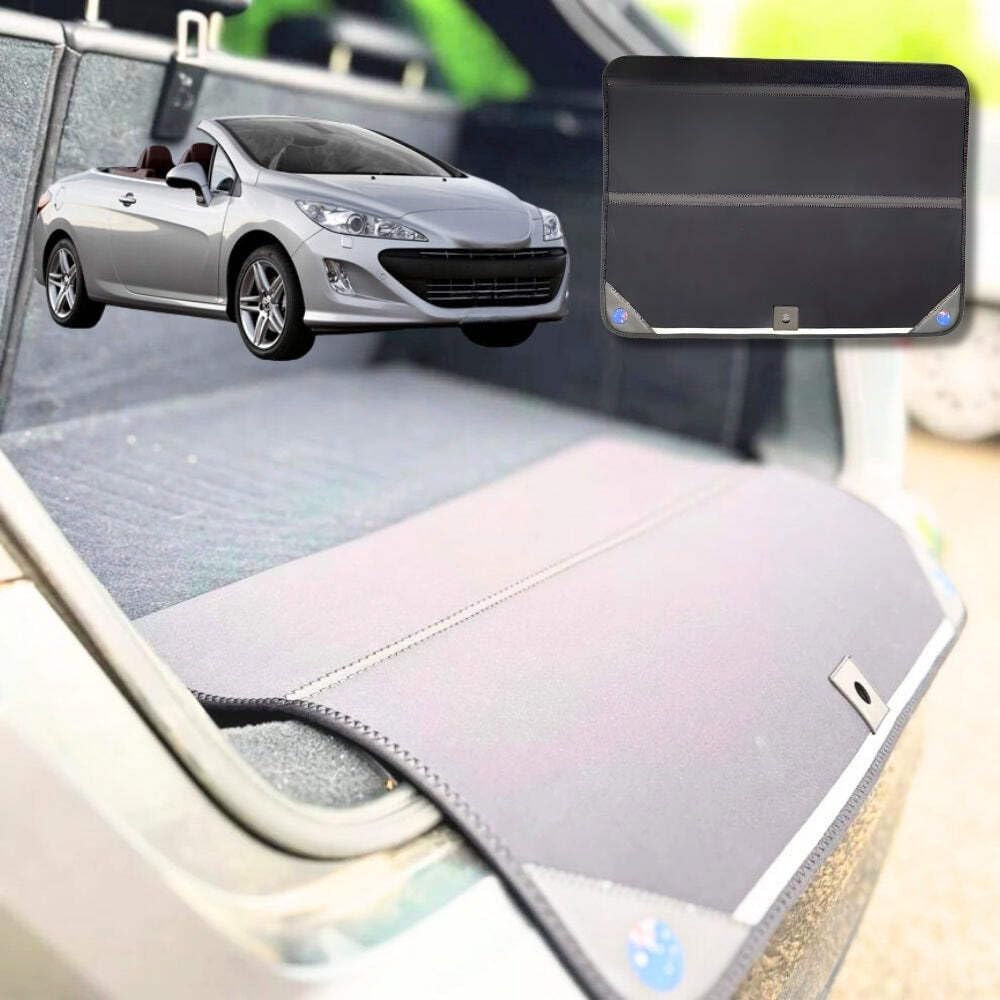 Rear Cargo Boot Bumper Protector for Peugeot 308 CC Cabriolet 2007-2013 - Standard (72.5 x 55.5) cm - Black