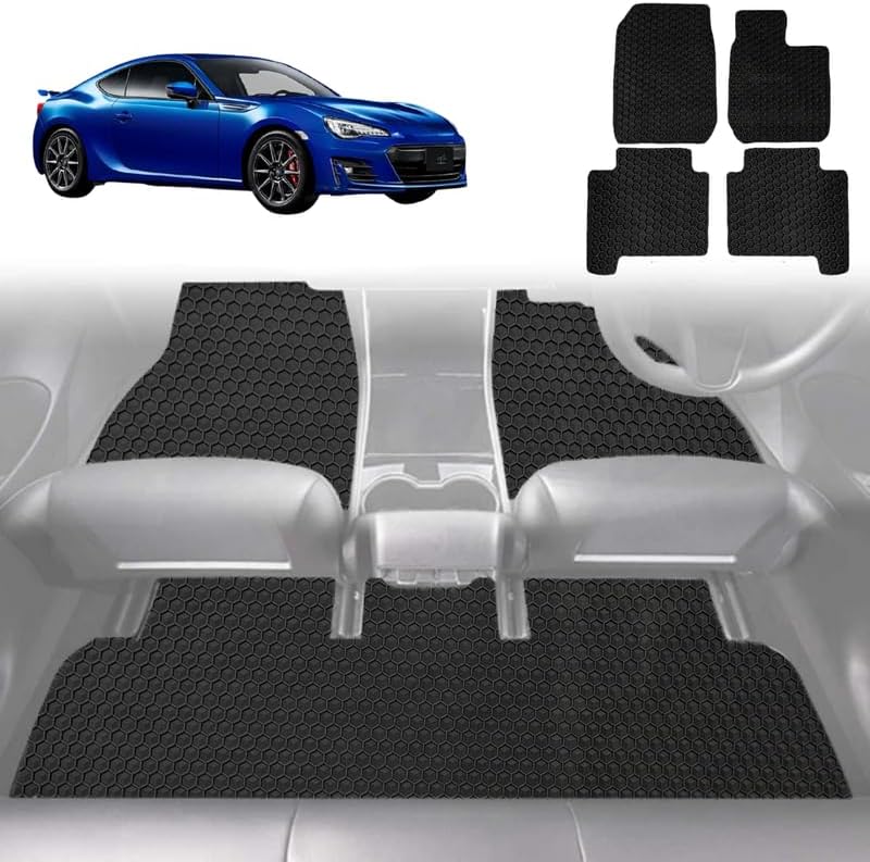 6D Diamond Car Floor Mats for Subaru BRZ 2021 - Current Z1 - Custom-Fit Carpet Liner