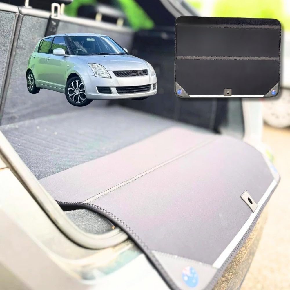 Rear Cargo Boot Bumper Protector for Suzuki Swift Manual2004-2010 - Standard (72.5 x 55.5) cm - Black