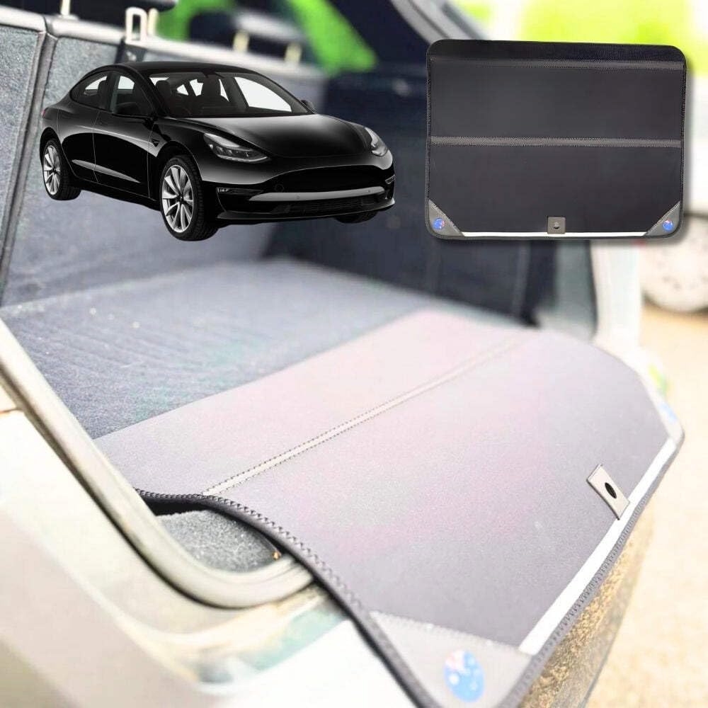 Rear Cargo Boot Bumper Protector for Tesla Model 3 2017-2023 - Standard (72.5 x 55.5) cm - Black