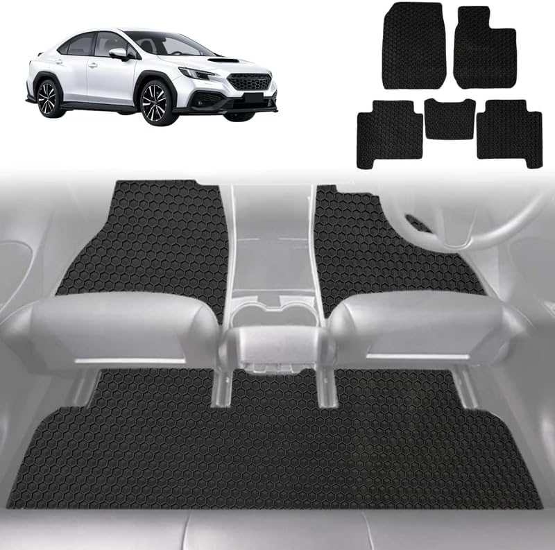 6D Diamond Car Floor Mats for Subaru WRX 2022 - Current Manual - Custom-Fit Carpet Liner